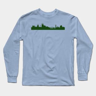 COLOGNE Skyline in forest green Long Sleeve T-Shirt